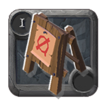 Wooden sign